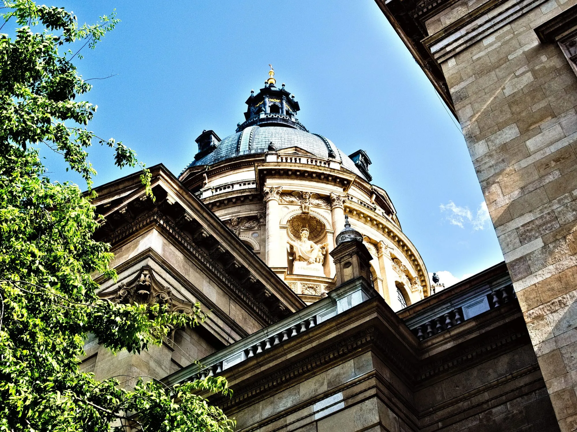 The dome of St Stephen's Basilica