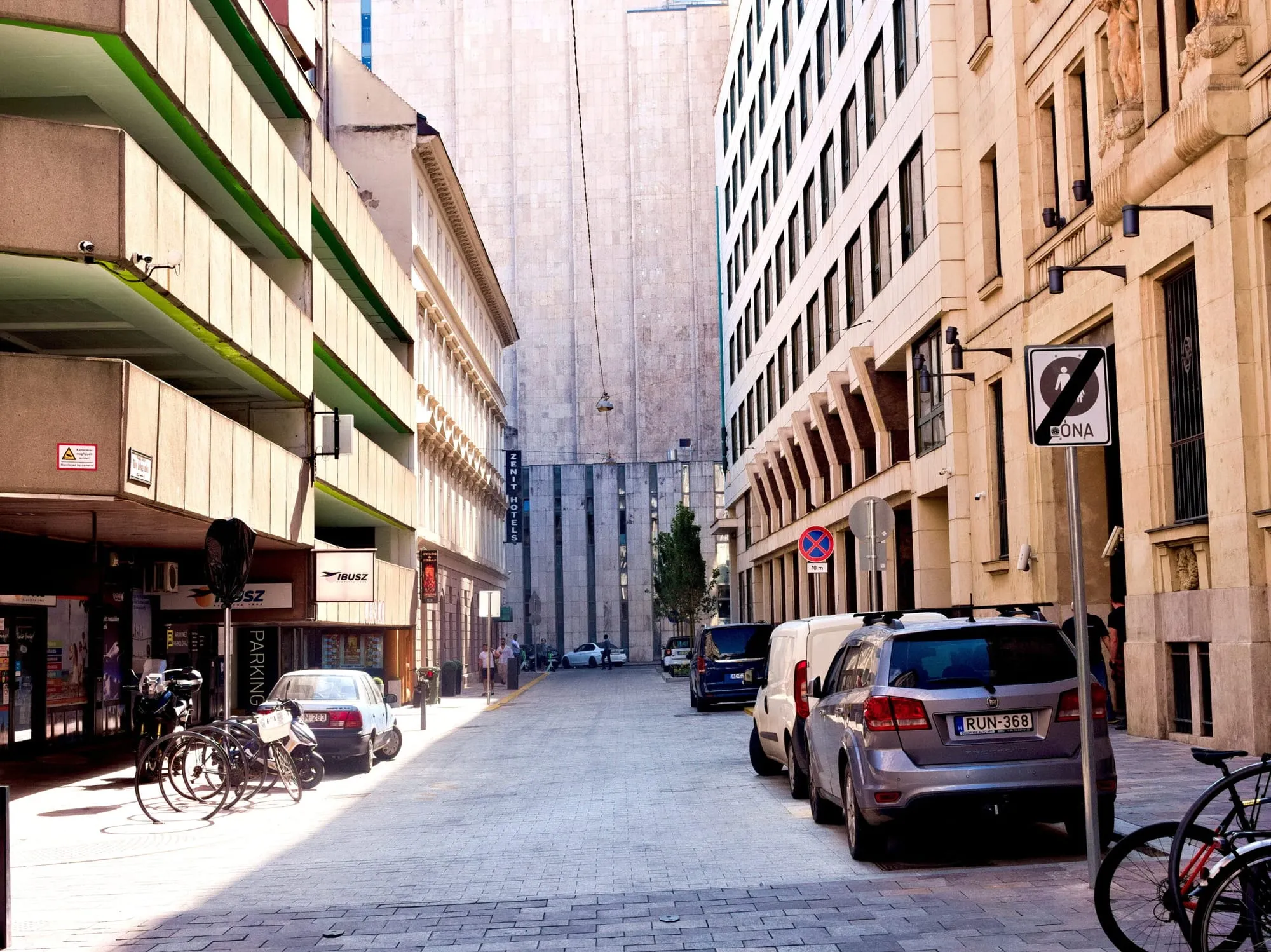 A street in the inner city
