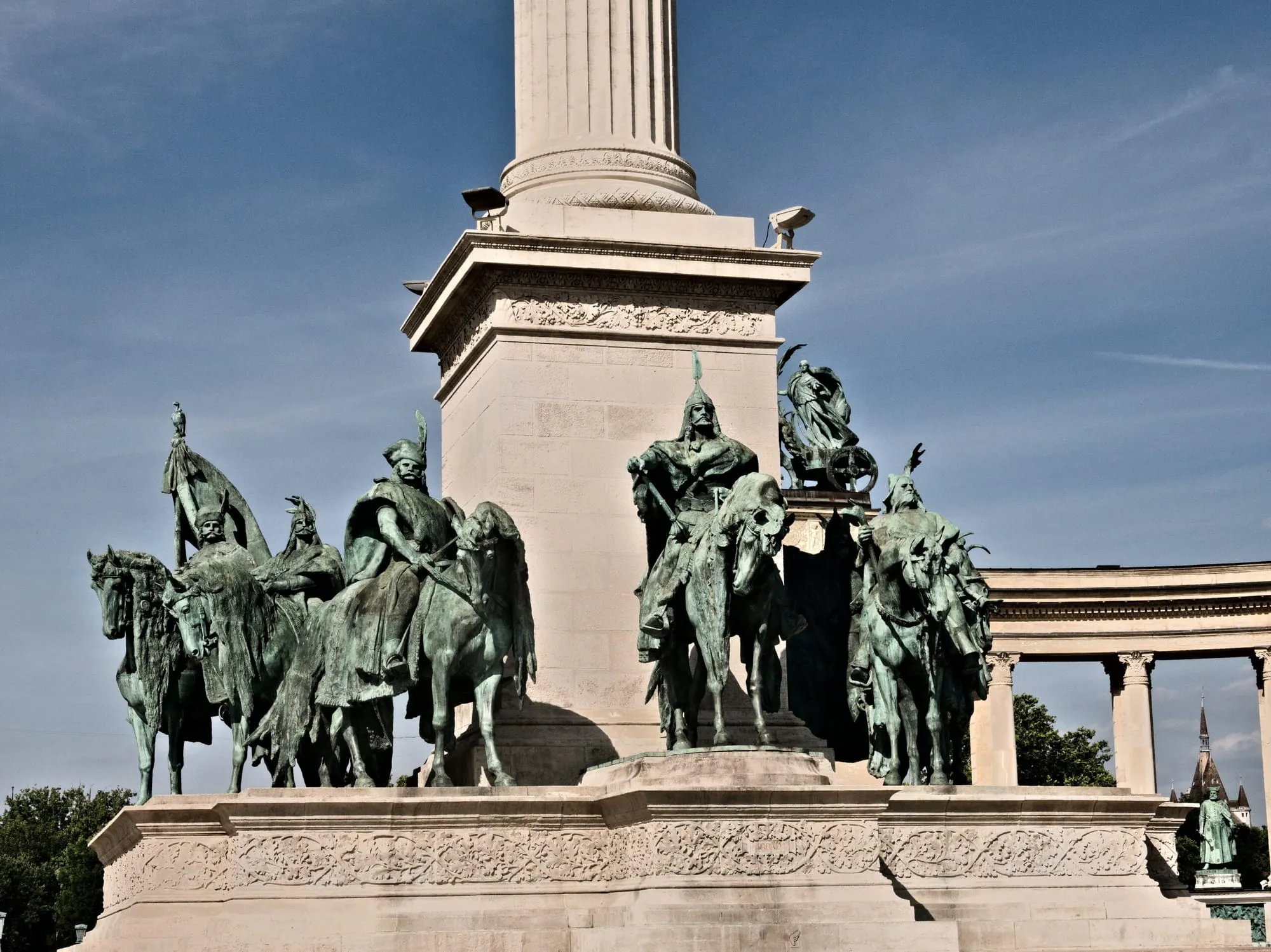 The Millennium Monument on Heroes' Square