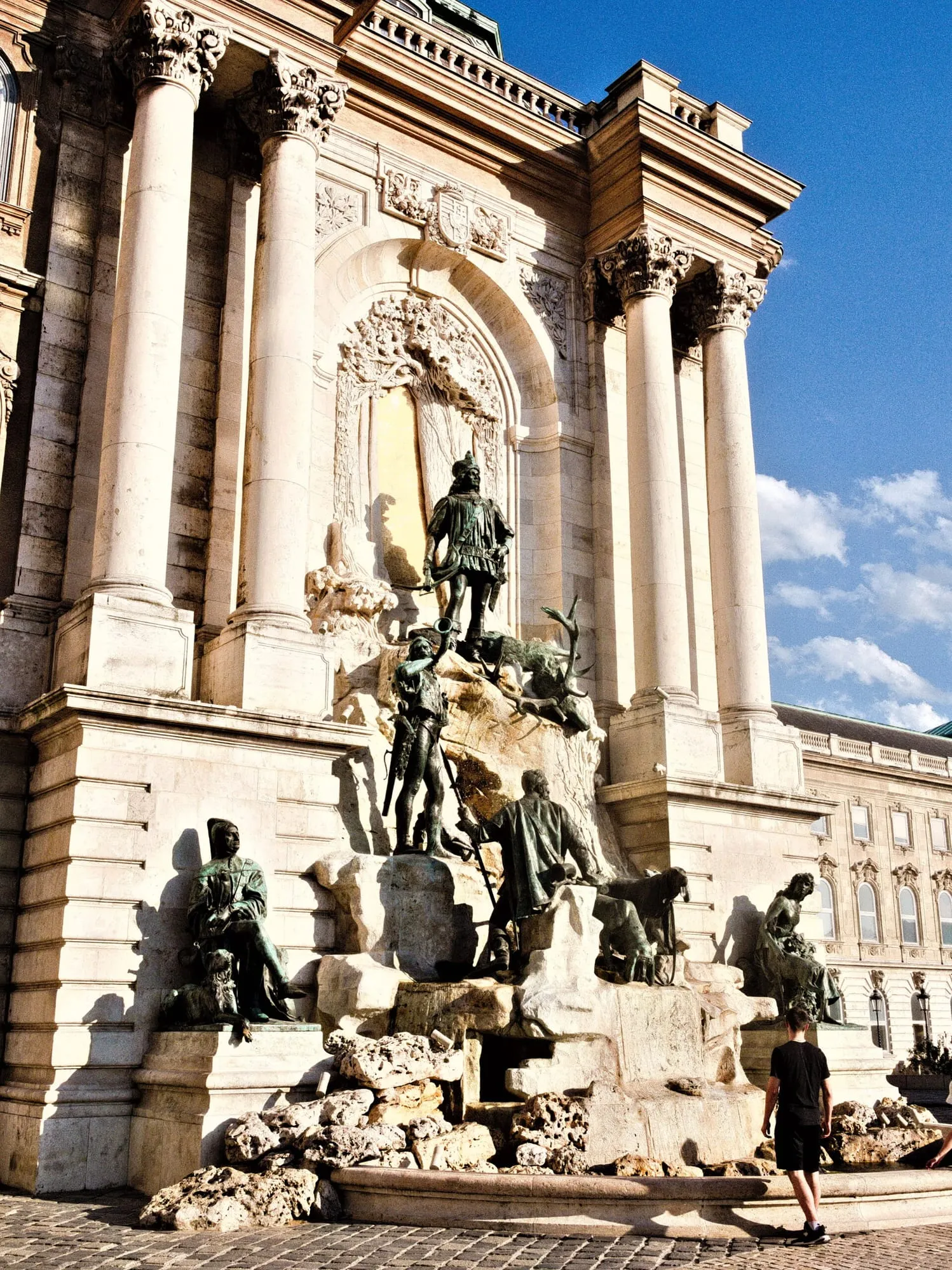 The Matthias Fountain at the Royal Palace