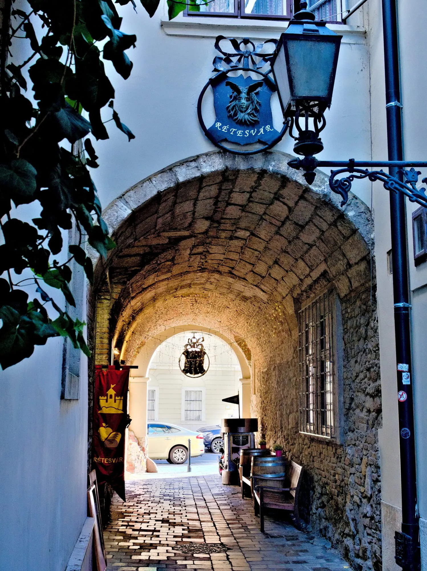 A gateway in the Castle District